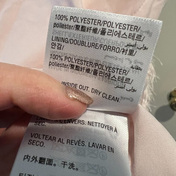 Alfani Silver Peony Pink confetti fringe jacket, Size Medium - Picture 12 of 12